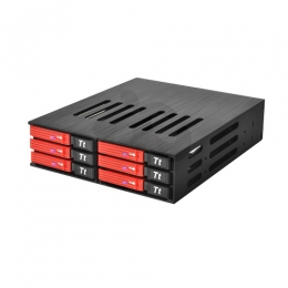 Thermaltake Removable Storage Device RC1600101A 5.25inch to 6 x 2.5inch Mobile Rack HDD Canister Ret [Item Discontinued]